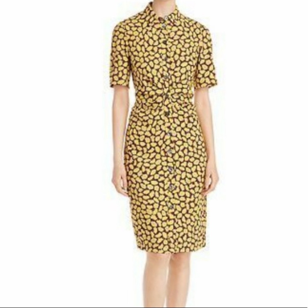 NWOT Kate Spade Women’s Sunny Bloom Short Sleeve Floral Midi Dress [Size 0]